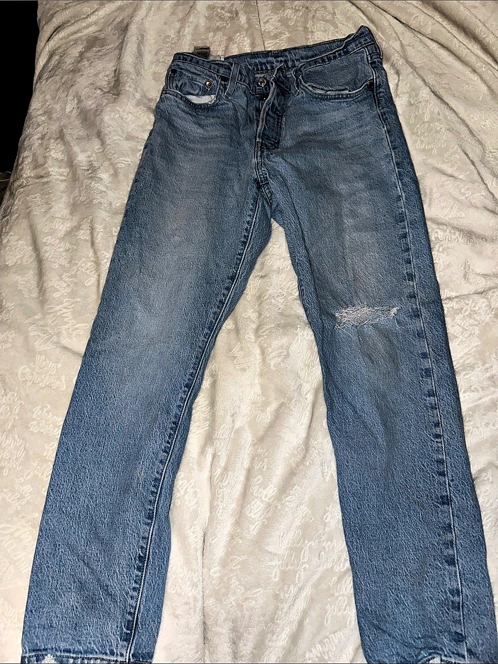 Levi's 501 Original Fit Jeans Original Fit Straight Leg Jeans Waist 29 Blue